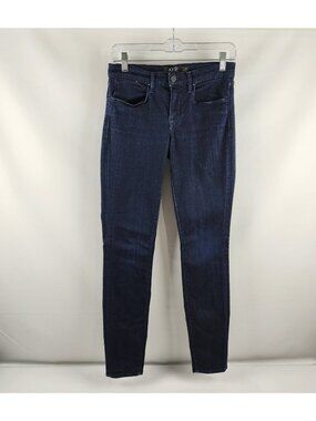 AYR Jeans Womens 27x30 Blue Dark Wash Skinny Stretch Leg Denim USA 13942